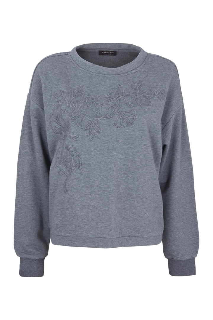 Sweatshirt mit Stickereien