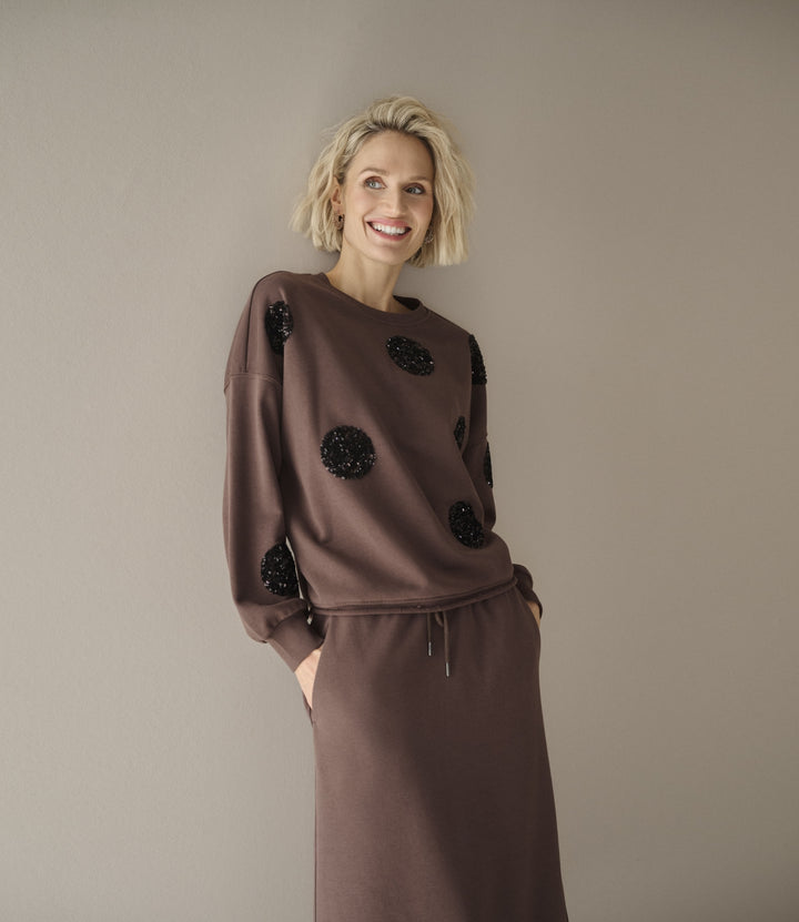 Glitter Dot Sweatshirt
