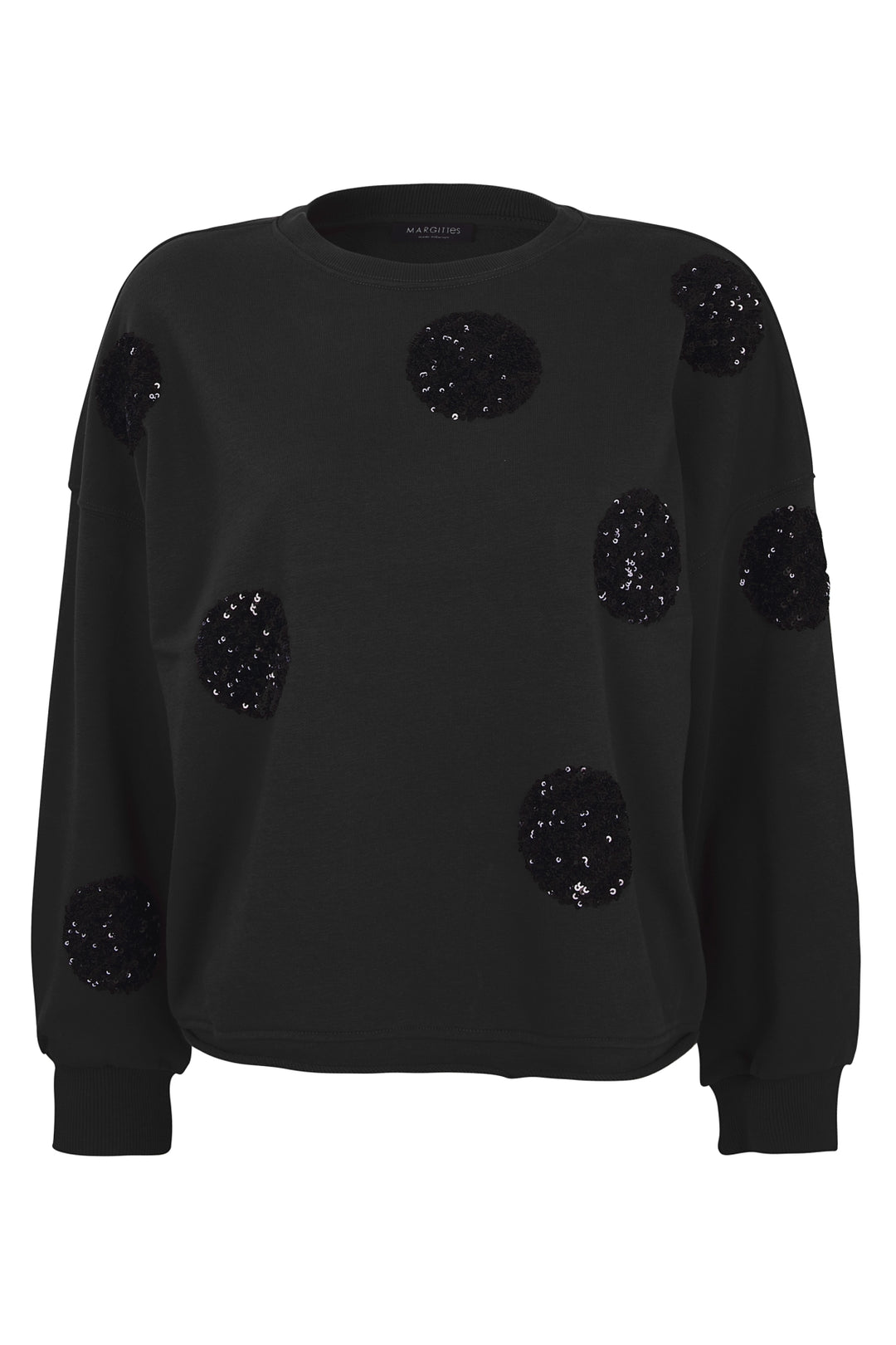 Sweatshirt mit Glitzerpunkten