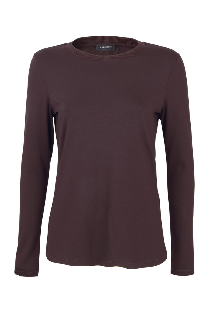Viskose-Langarmshirt