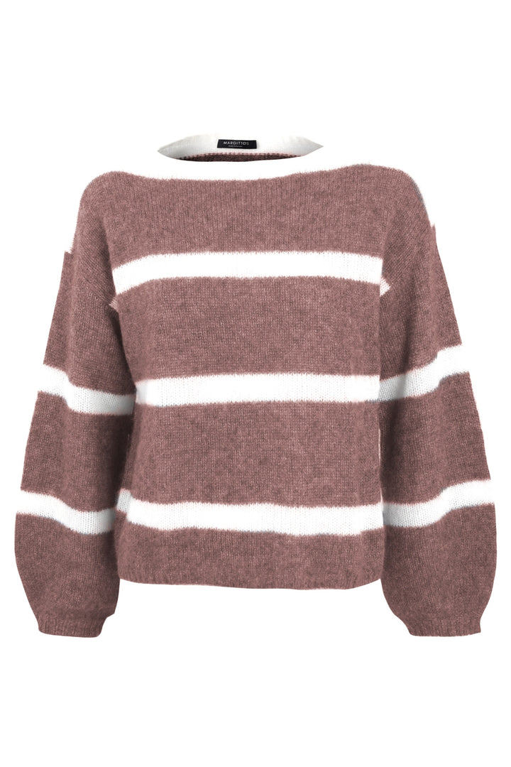 Gestreifter Strickpullover