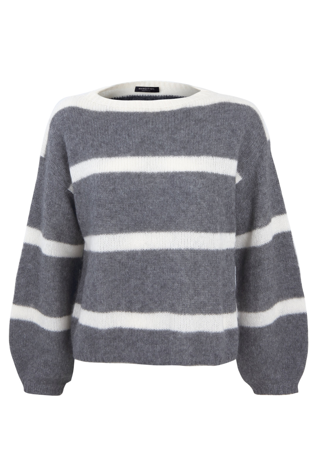 Gestreifter Strickpullover