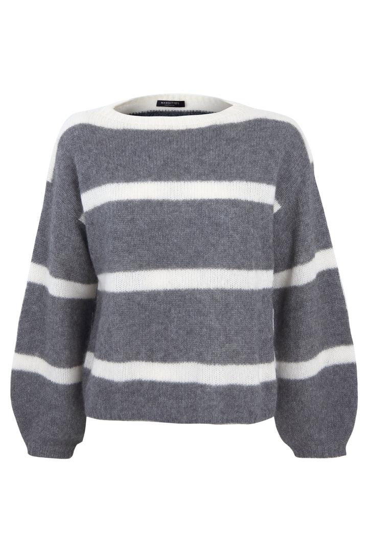 Gestreifter Strickpullover
