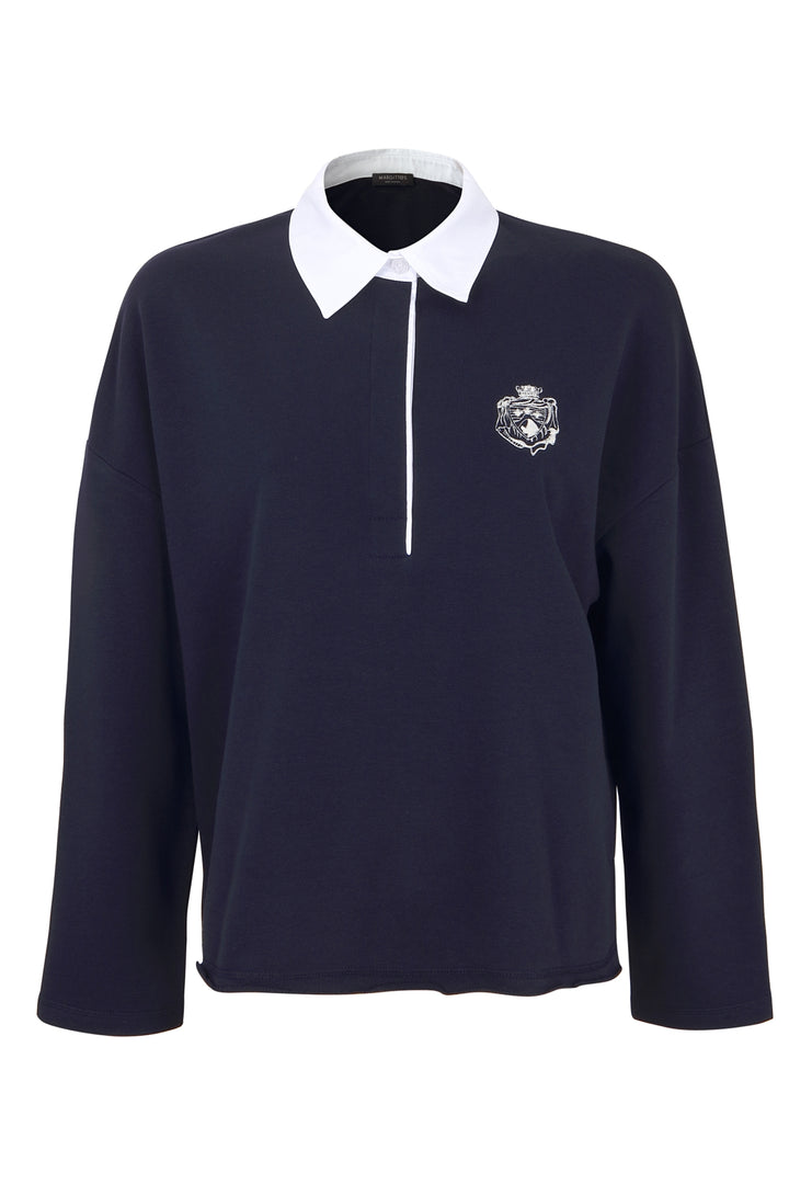 Langarm-Poloshirt