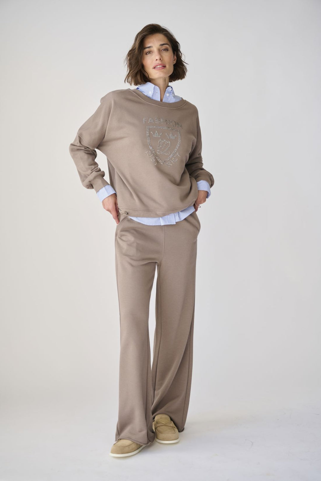 Strass Design Sweatshirt