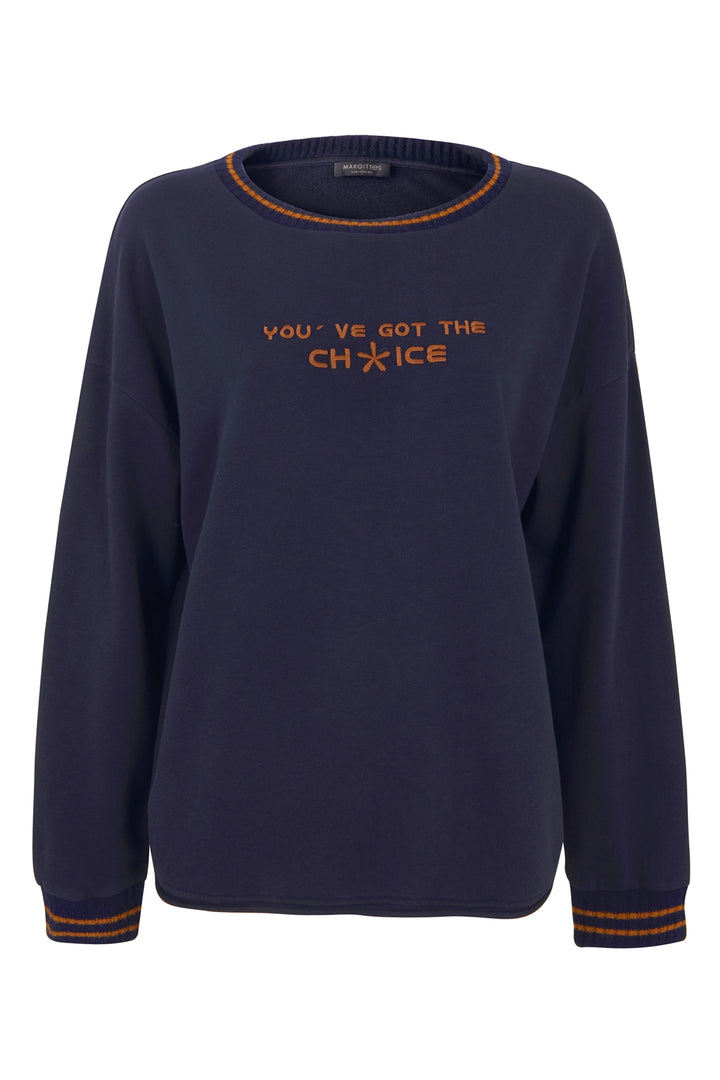 Sweatshirt mit Stickerei