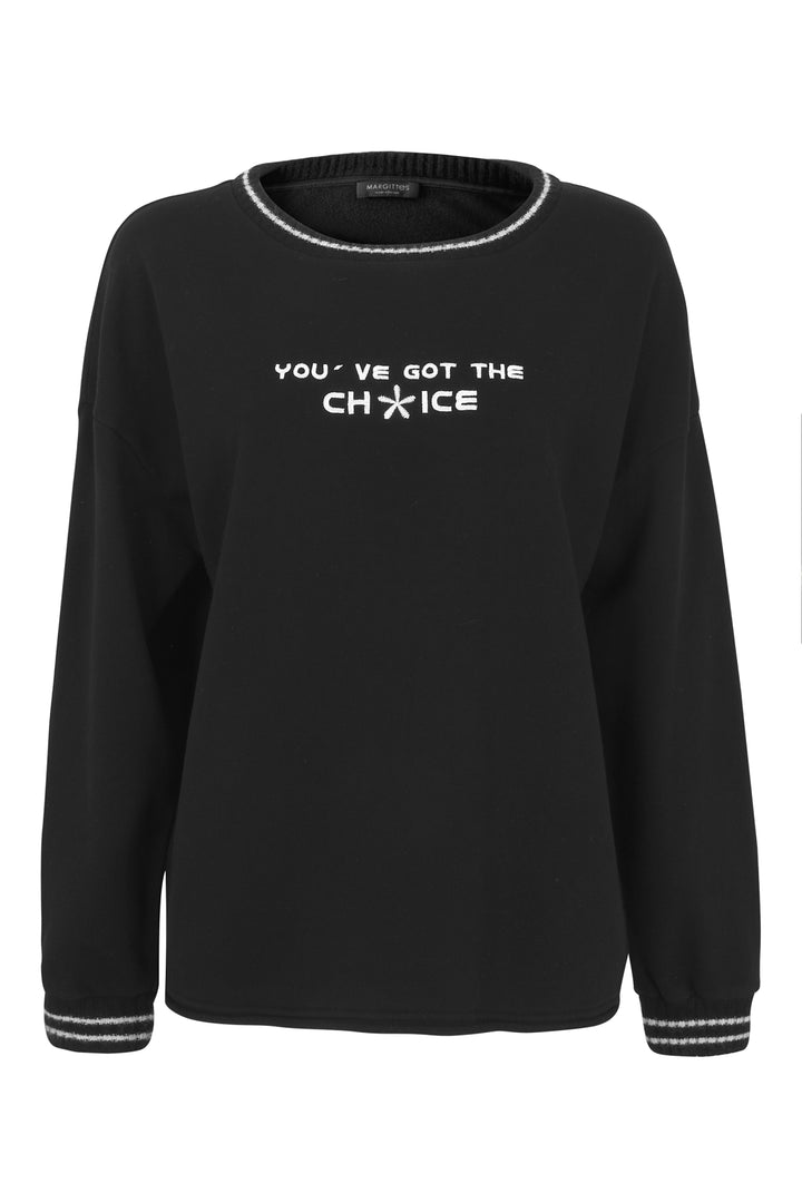 Sweatshirt mit Stickerei