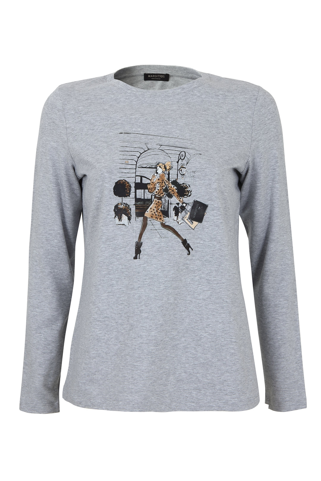 Shopping Print Longsleeve