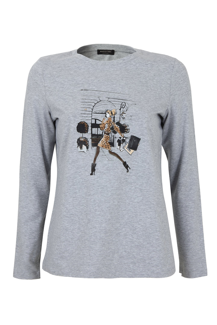 Shopping Print Longsleeve