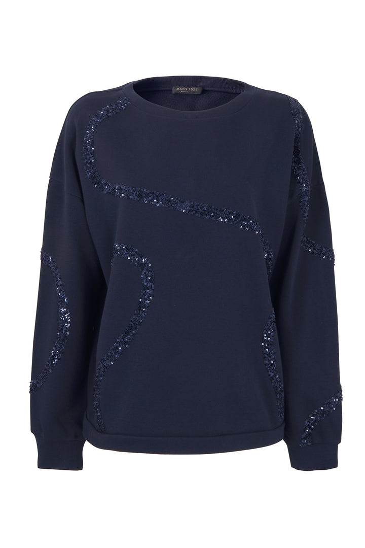 Pailletten-Sweatshirt