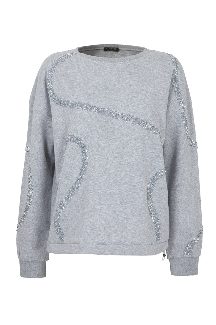 Pailletten-Sweatshirt