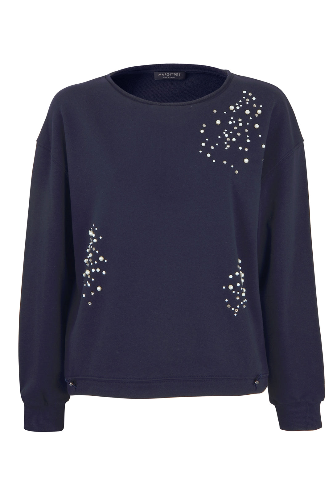 Sweatshirt mit Perlen-Design