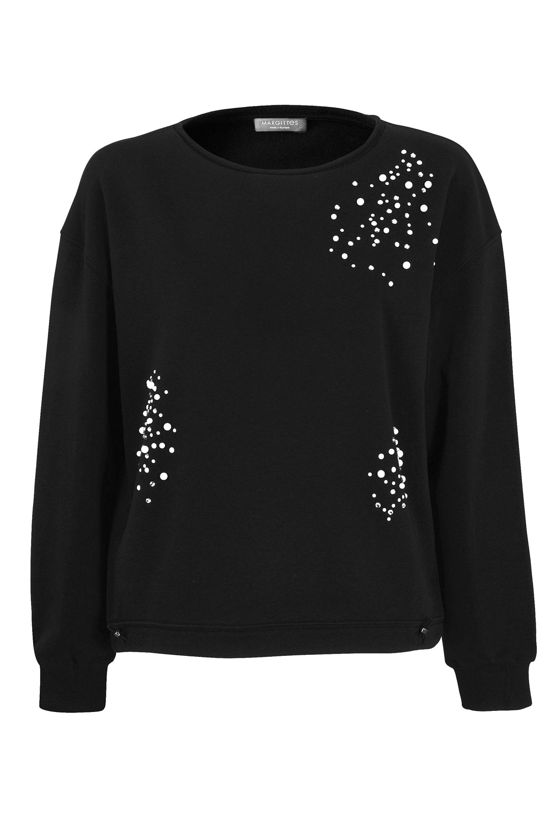 Sweatshirt mit Perlen-Design