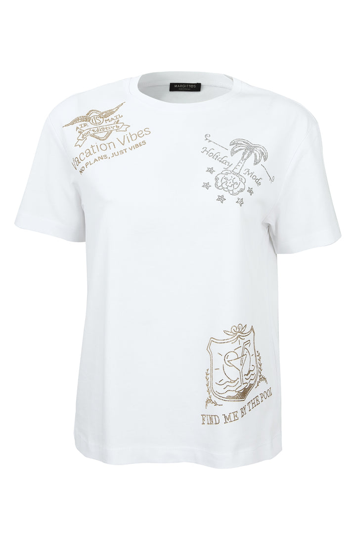 Holiday Mood Strass T-Shirt