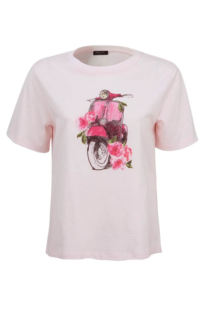 Vespa Print Baumwoll-T-Shirt