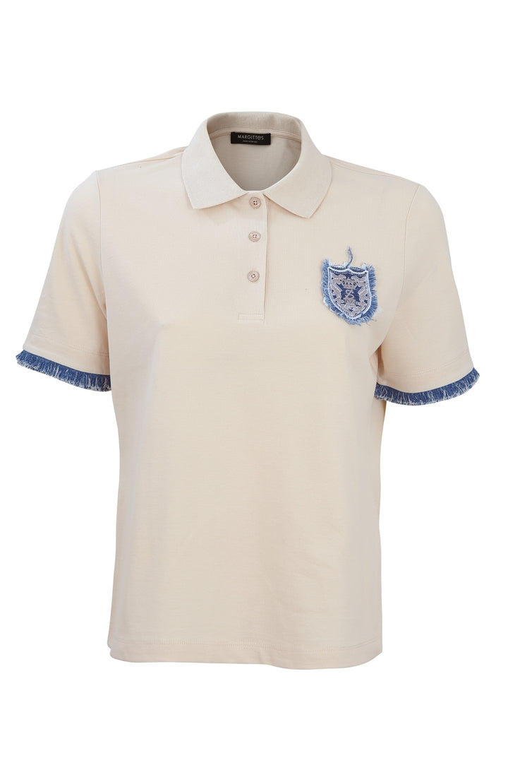 Polo mit Fransenoptik
