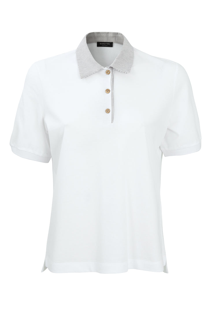 Polo mit Ringelkragen