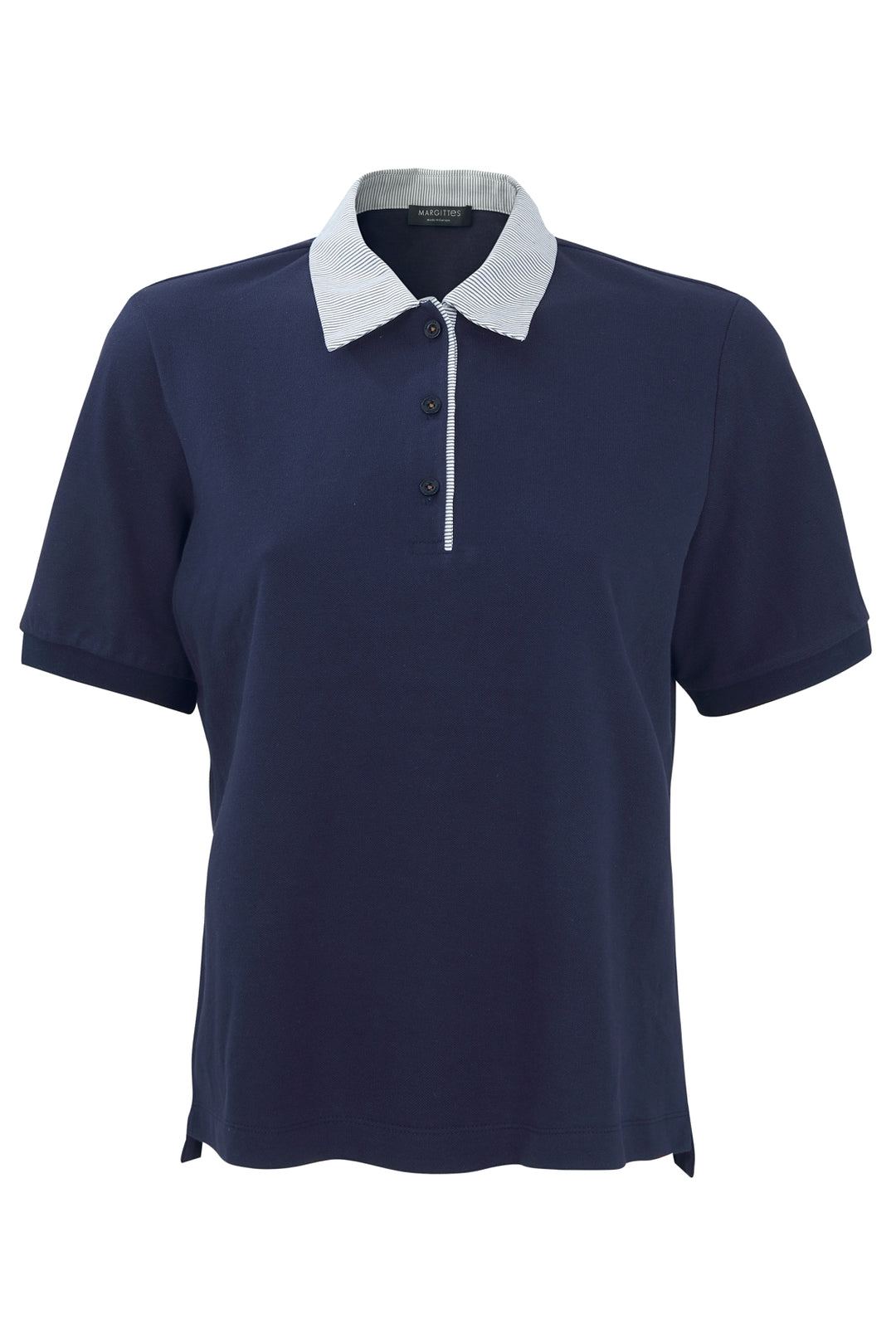 Polo mit Ringelkragen