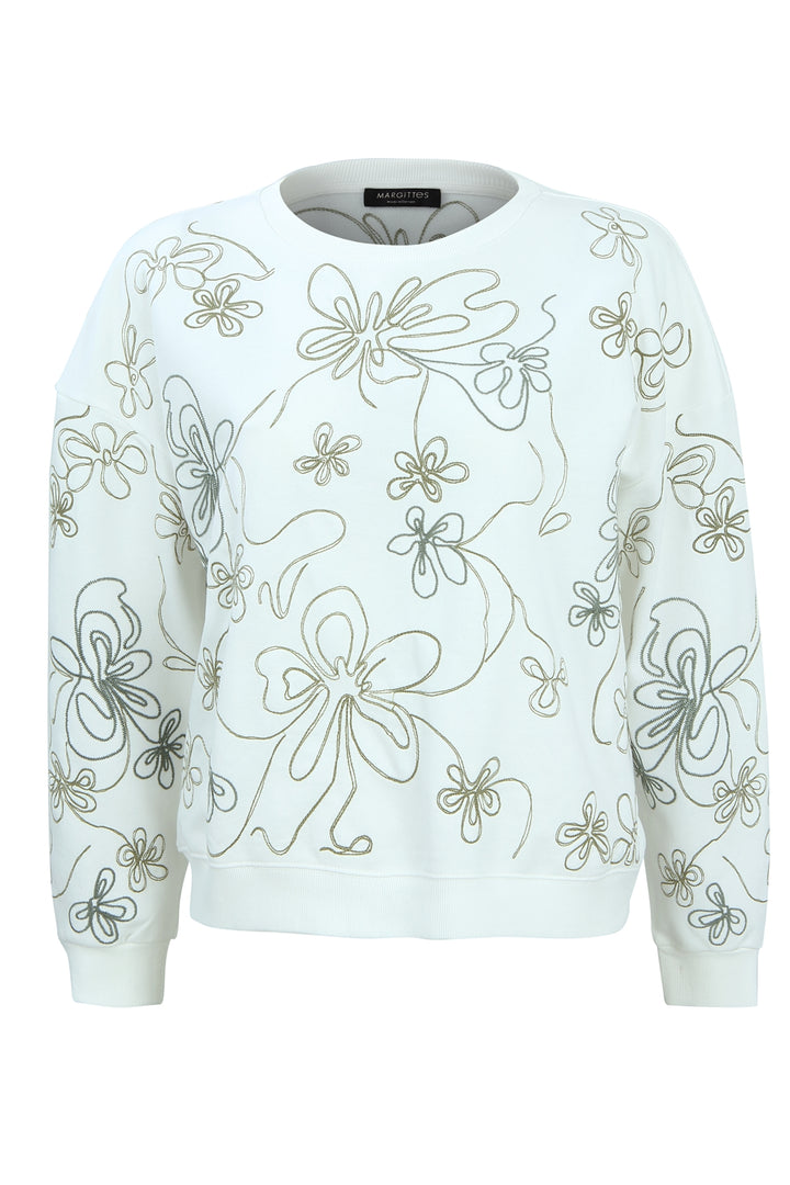 Kordelstickerei Sweatshirt