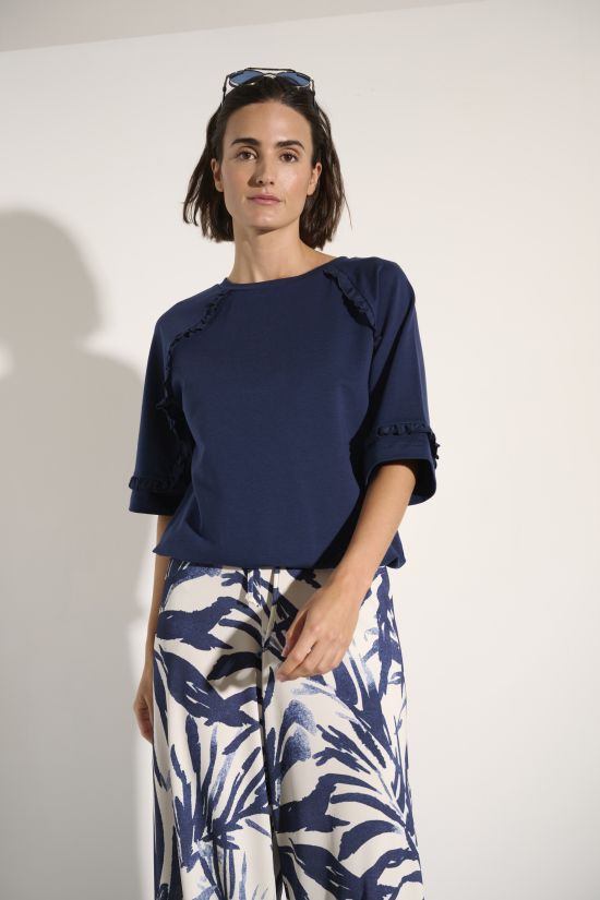 Shirt mit Rüschendetails