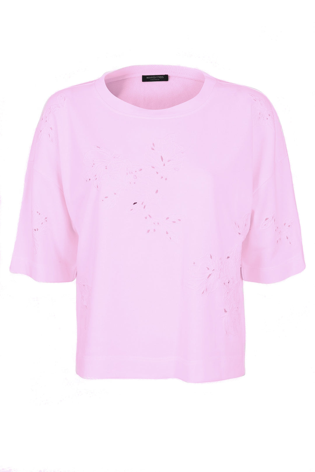 Blumen Stickerei Shirt