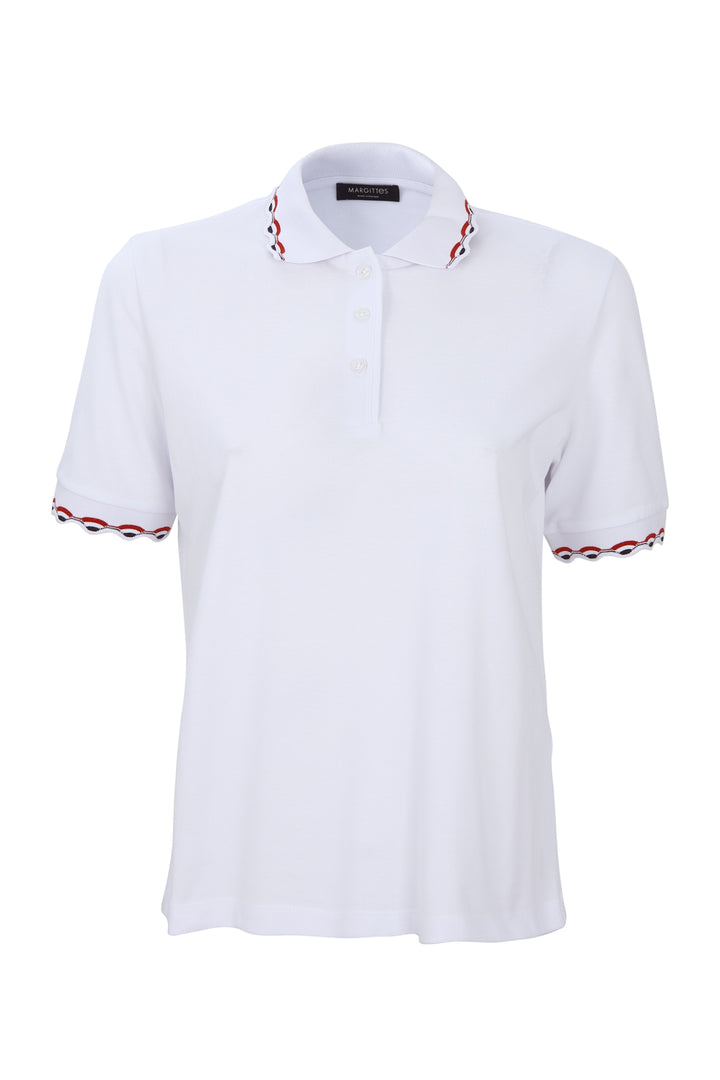 Polo mit dezentem Muster
