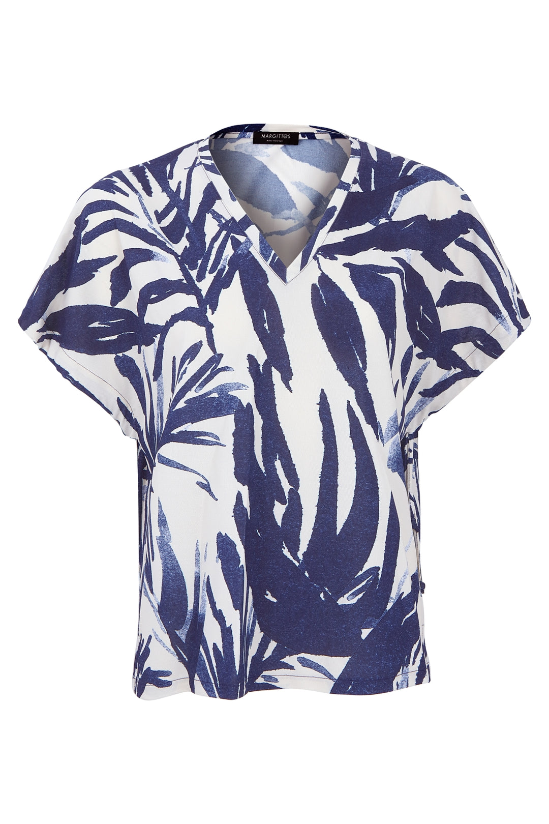 Dschungel Vibe Shirt mit V-Ausschnitt