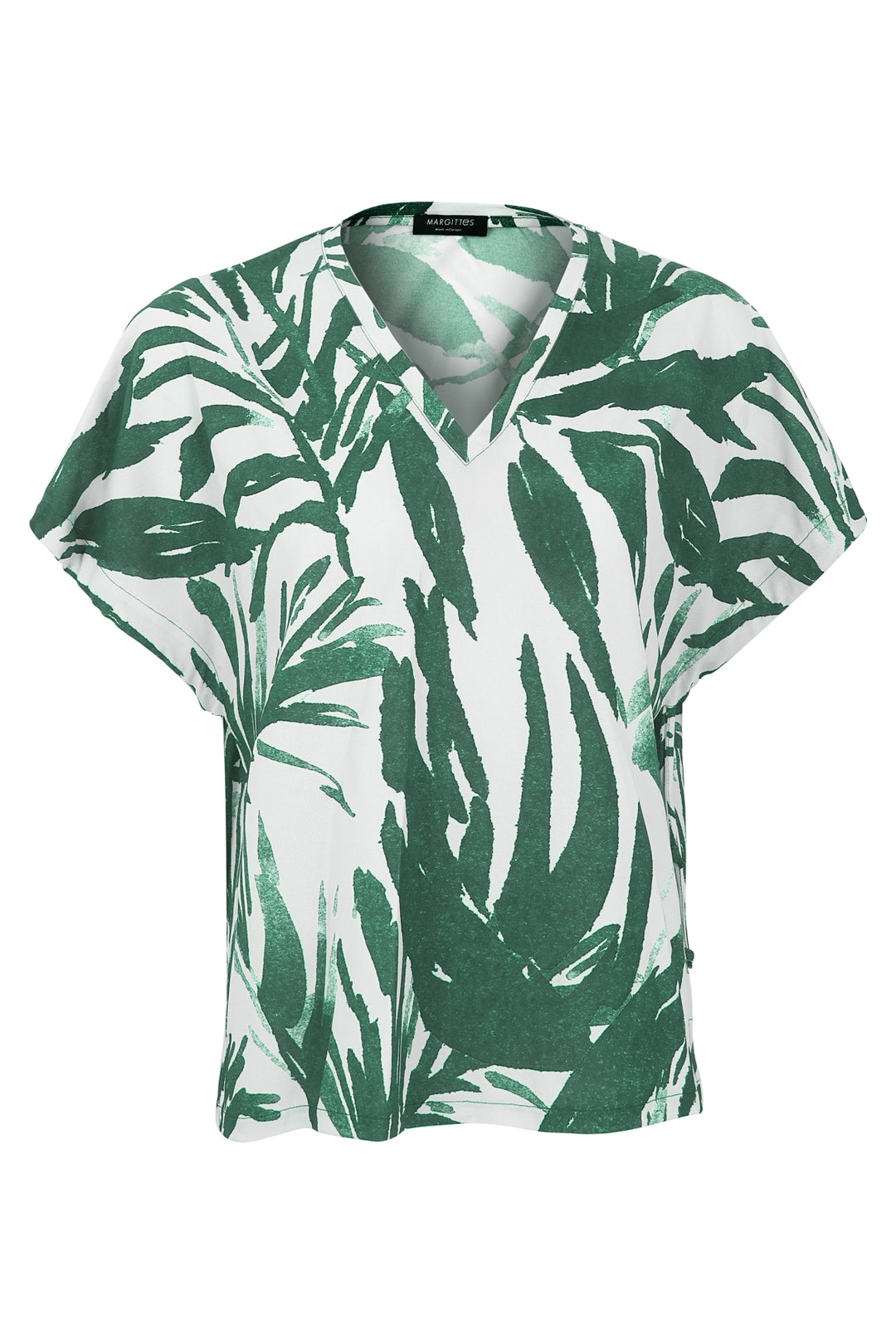 Dschungel Vibe Shirt mit V-Ausschnitt