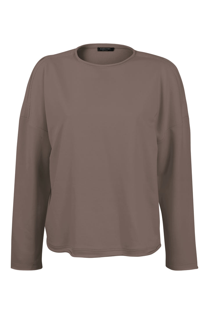Baumwoll Cut-Out Sweatshirt