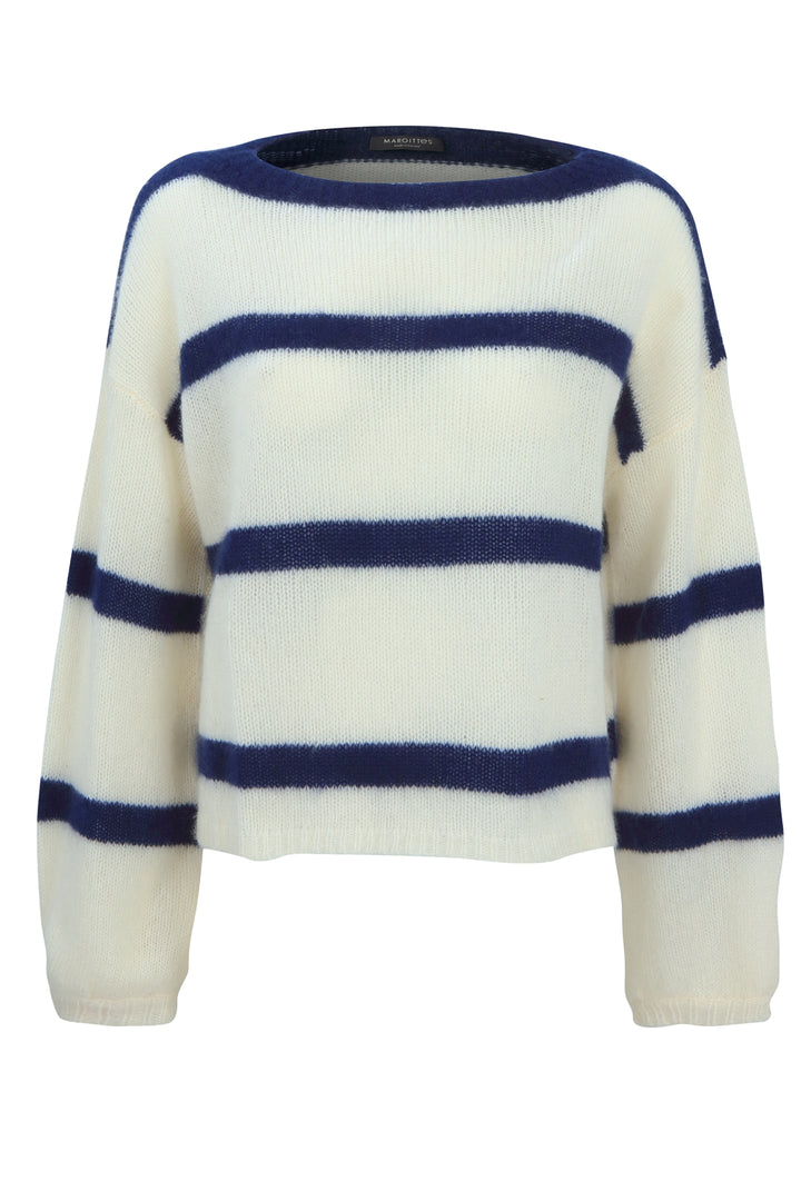 Streifen Strickpulli