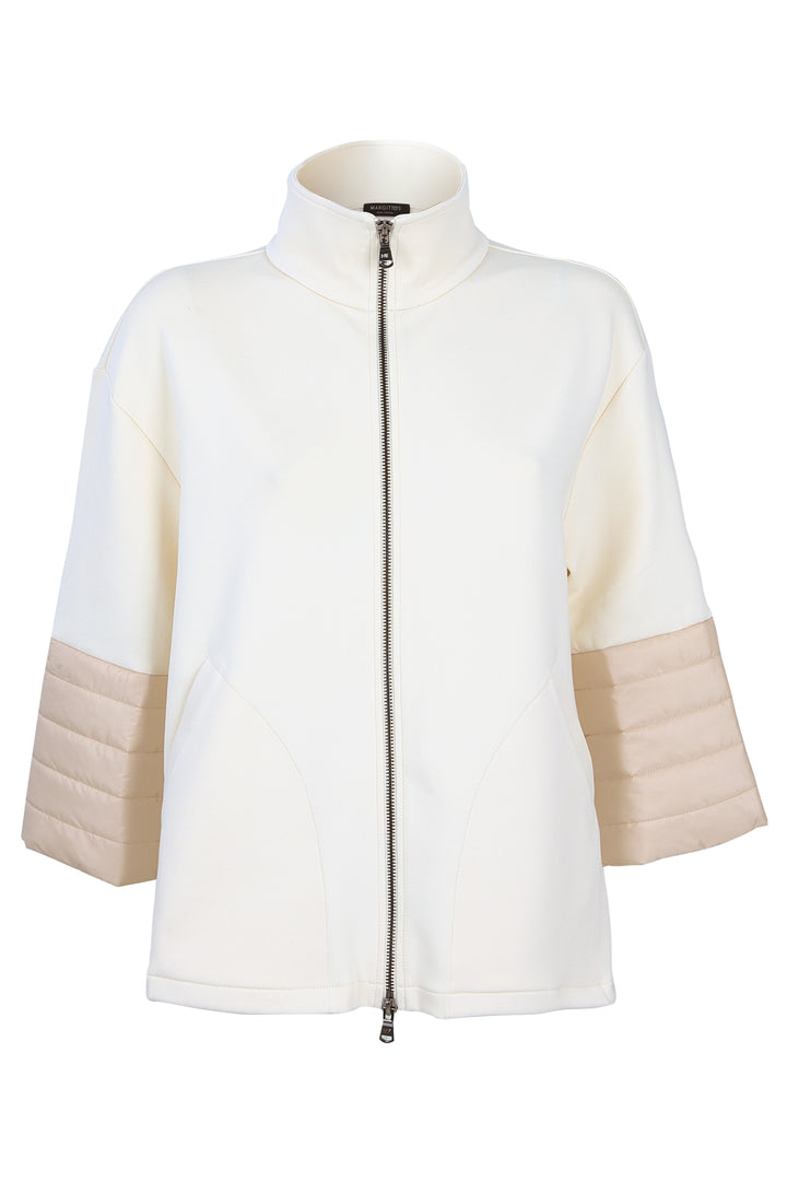 Baumwolljacke mit hohem Kragen