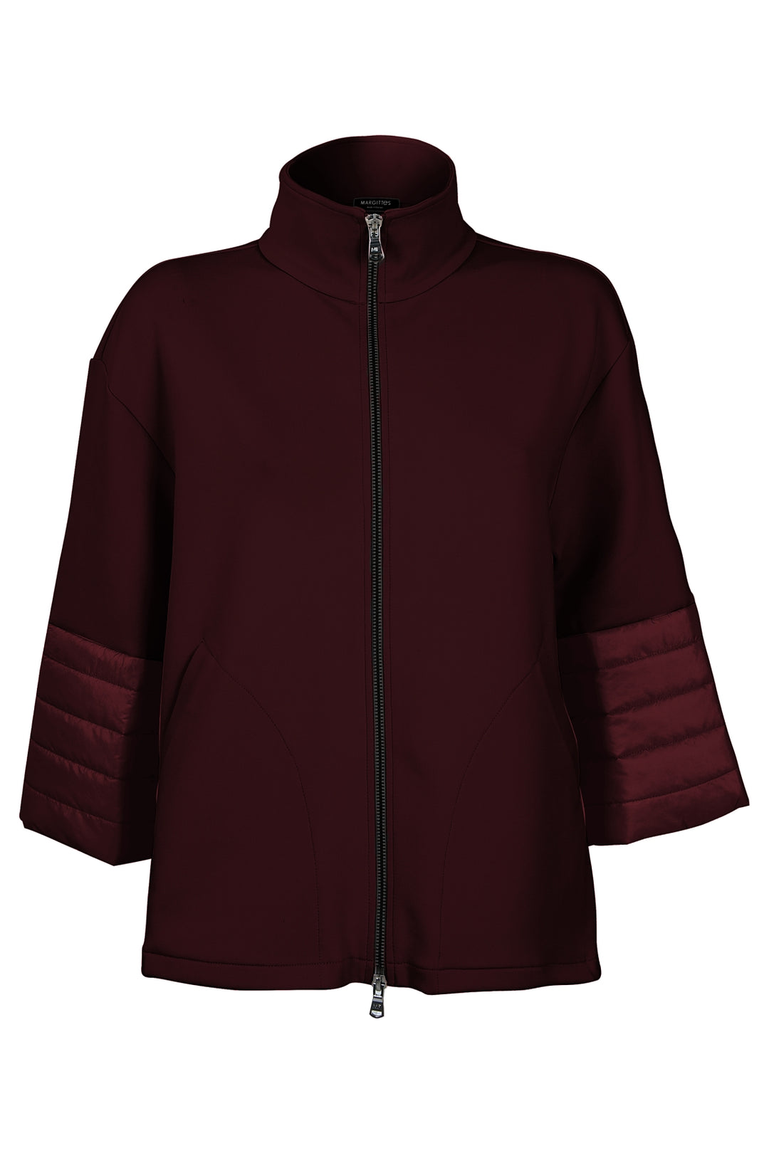 Baumwolljacke mit hohem Kragen