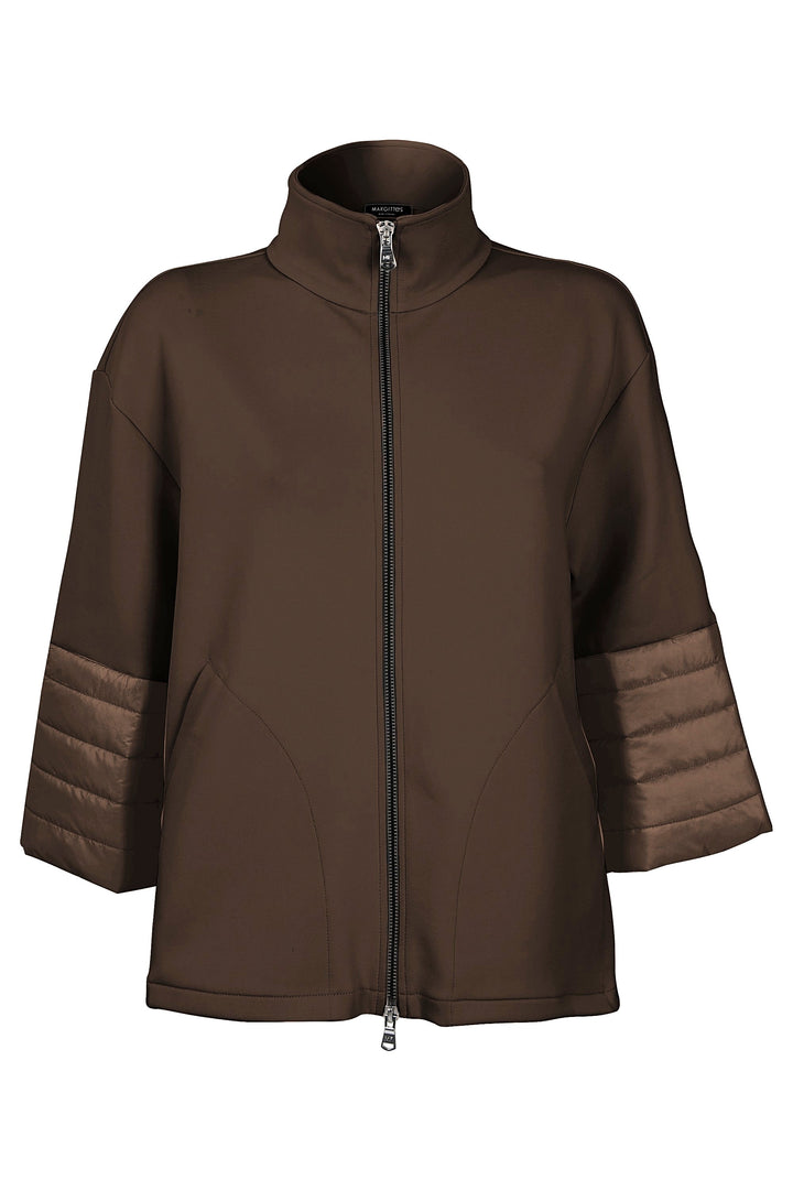 Baumwolljacke mit hohem Kragen