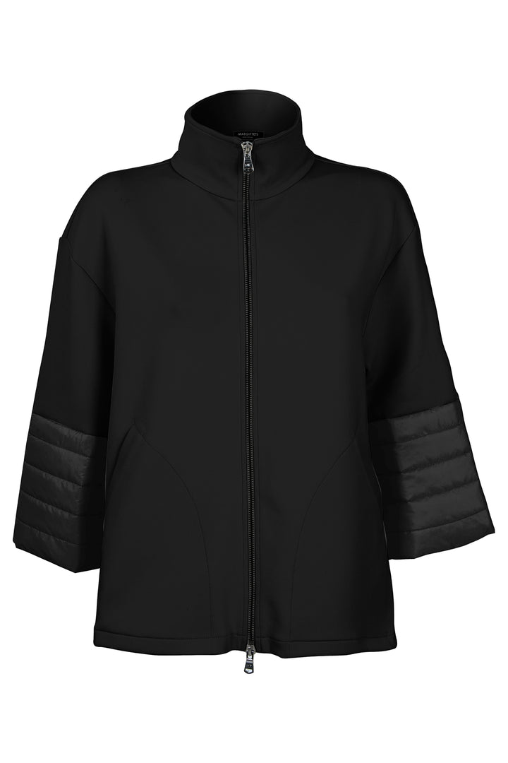 Baumwolljacke mit hohem Kragen