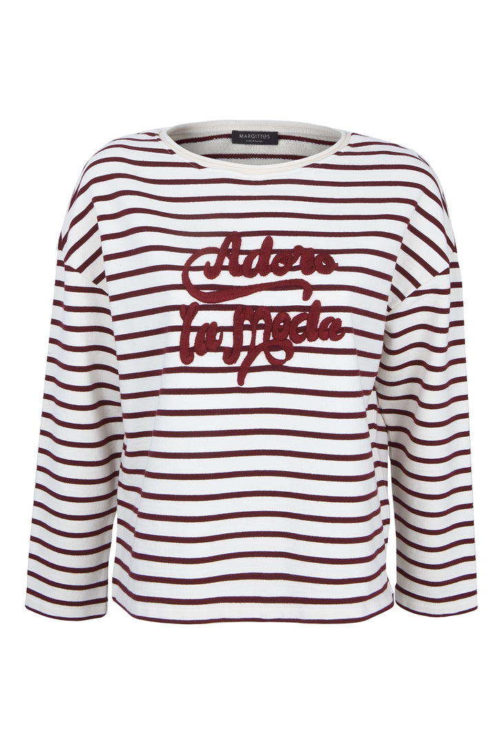 Gestreiftes Sweatshirt