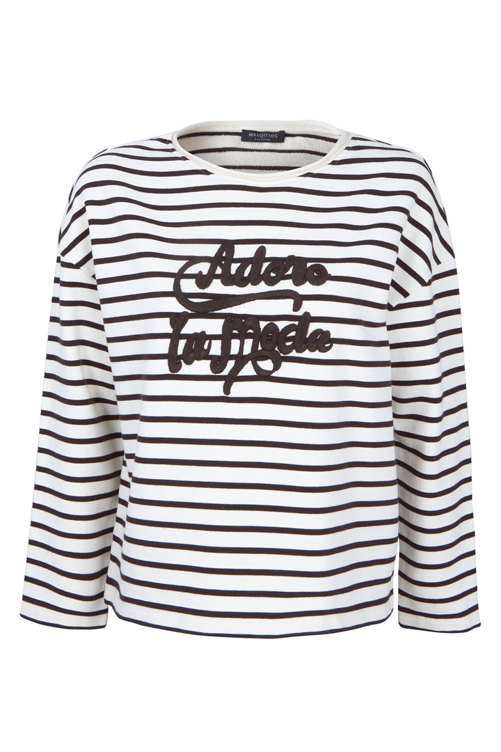 Gestreiftes Sweatshirt