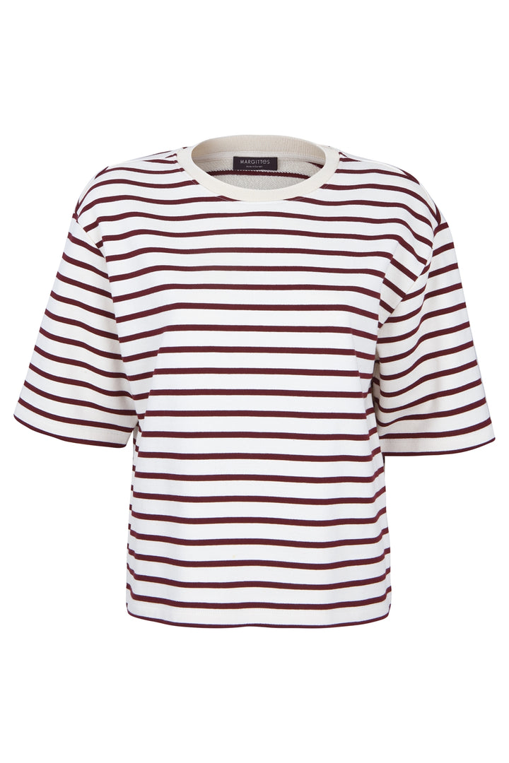 Gestreiftes Sweat-T-Shirt