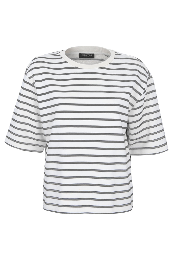 Gestreiftes Sweat-T-Shirt