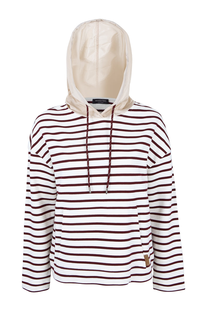 Baumwoll-Sweatshirt mit Kapuze