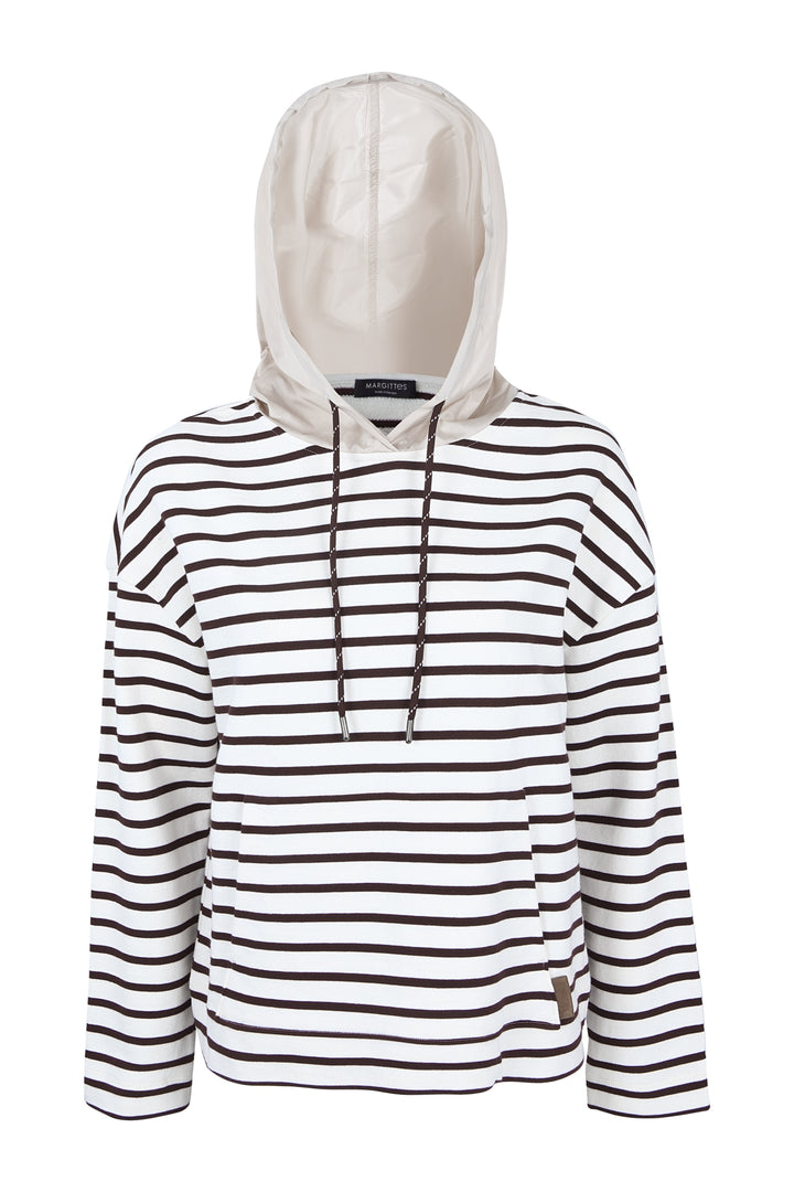 Baumwoll-Sweatshirt mit Kapuze