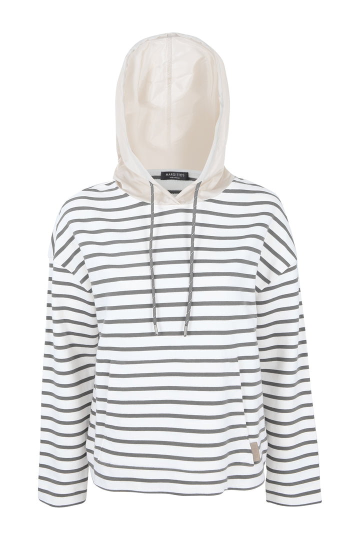 Baumwoll-Sweatshirt mit Kapuze
