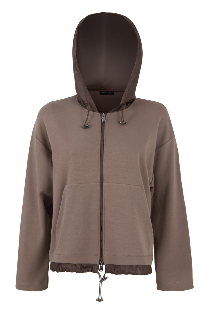 Kurze Kapuzenjacke