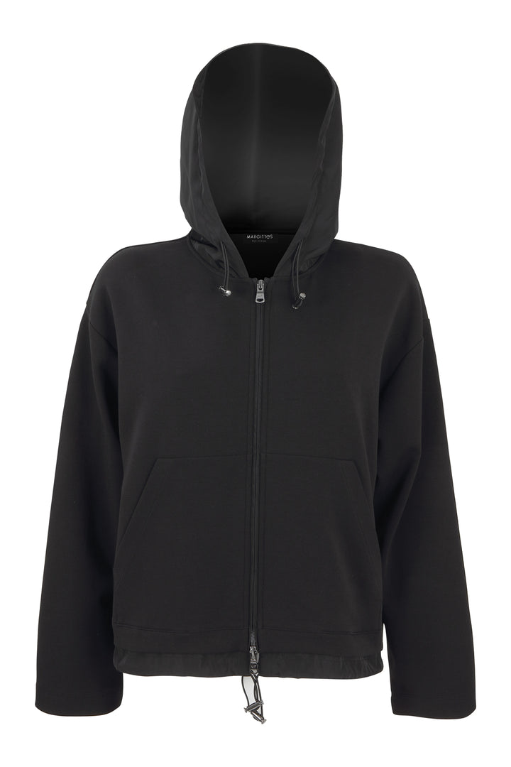Kurze Kapuzenjacke