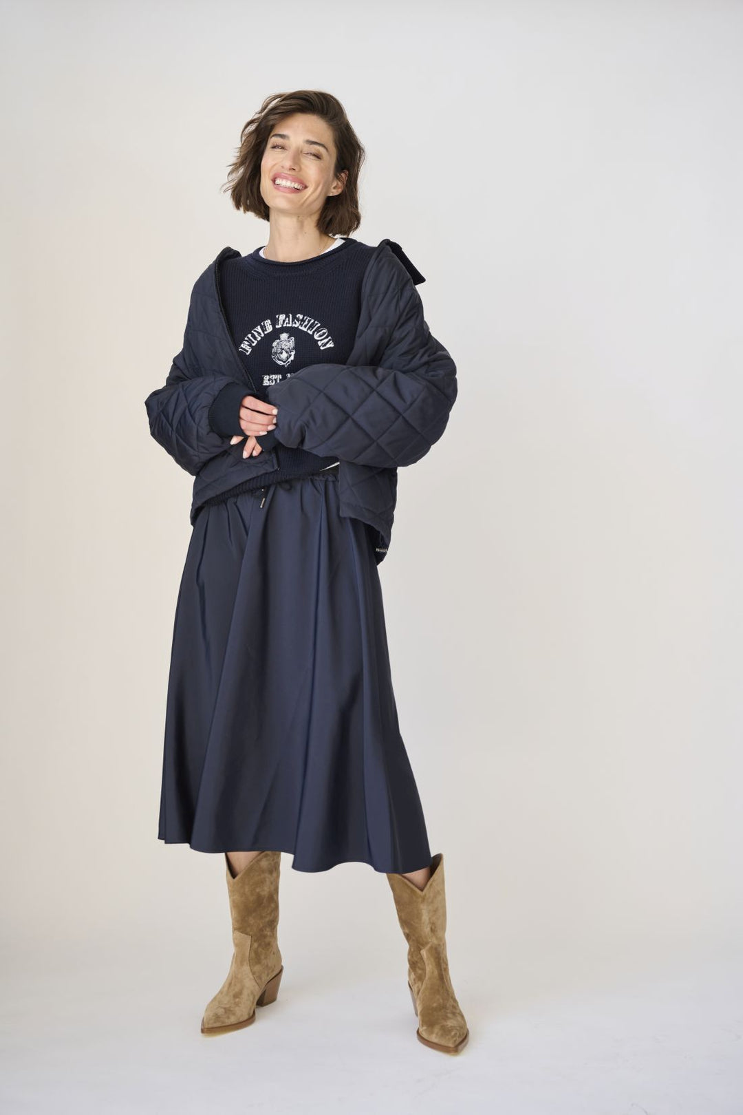 Übergangsjacke mit Kragen