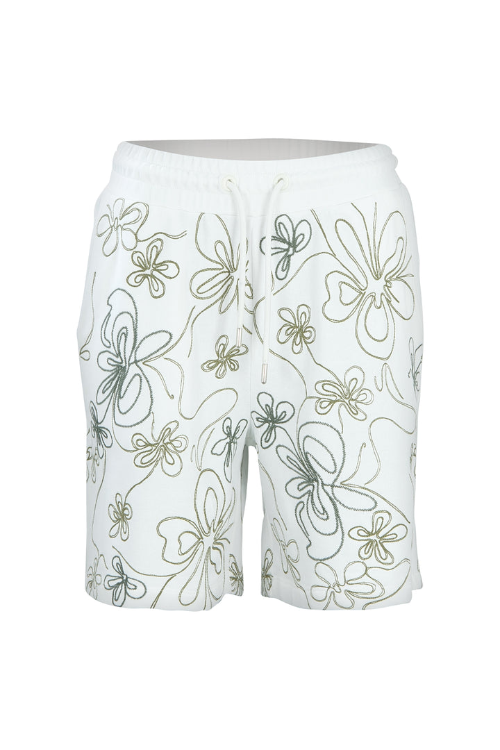 Shorts mit Stickerei