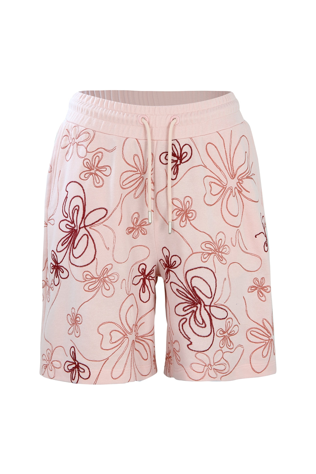 Shorts mit Stickerei