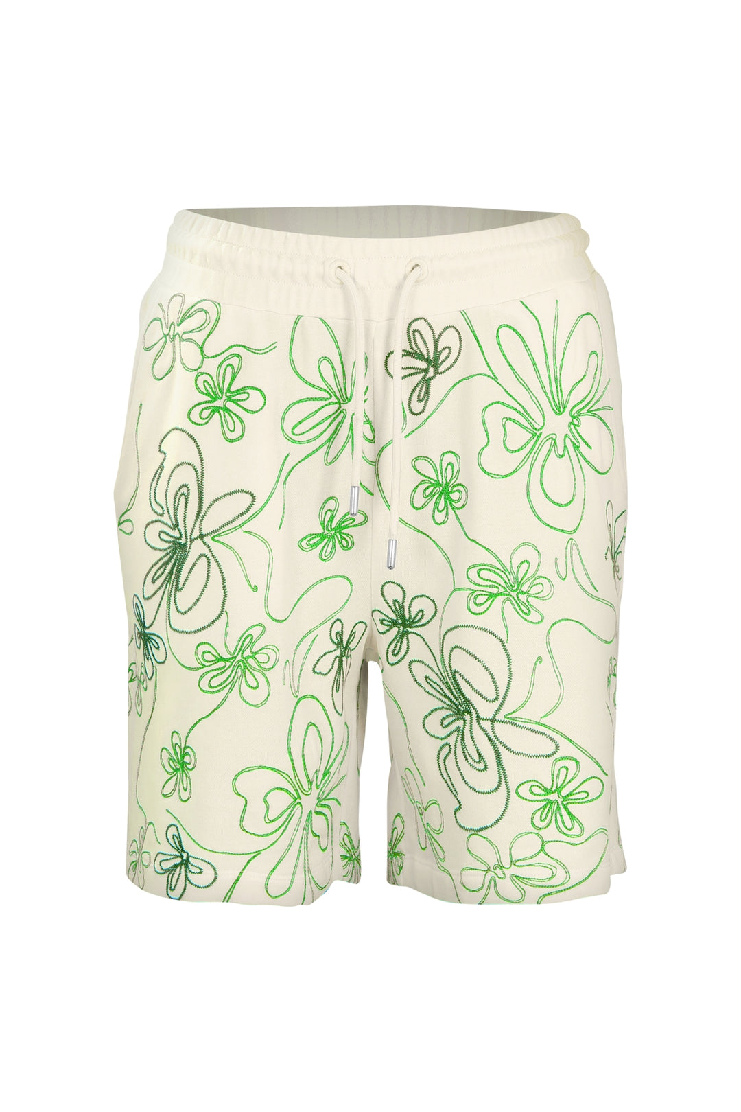 Shorts mit Stickerei