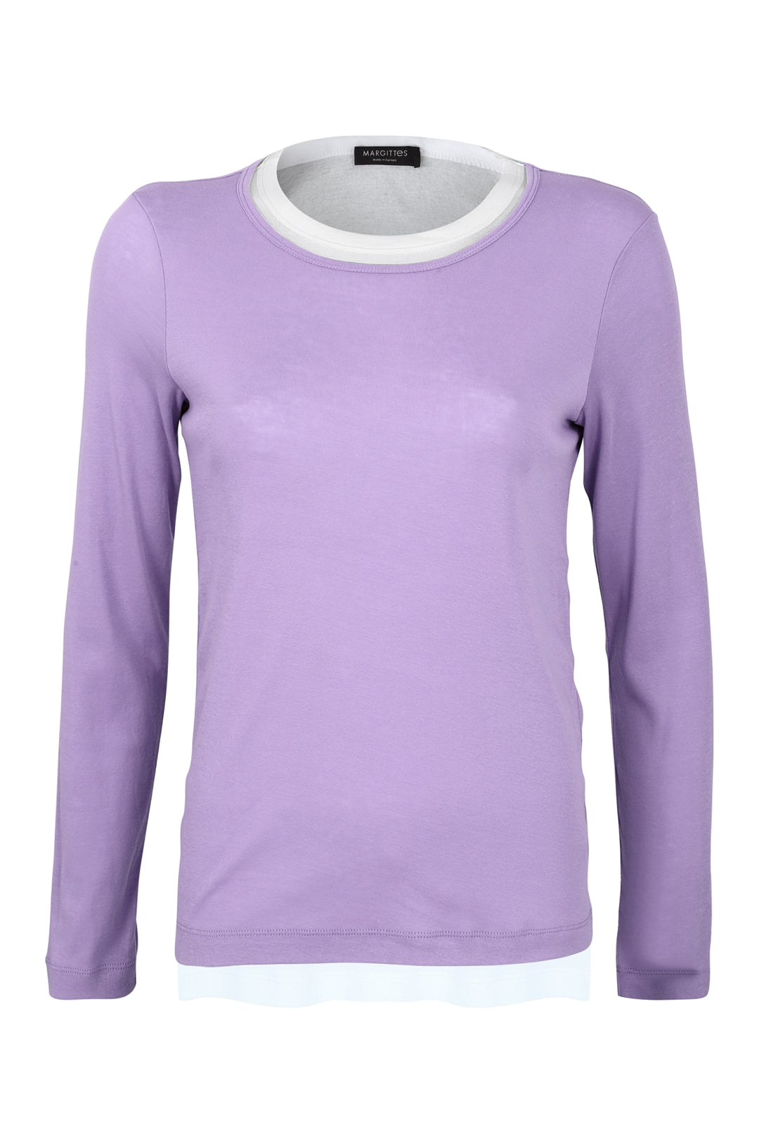 Longsleeve in Overlay-Optik