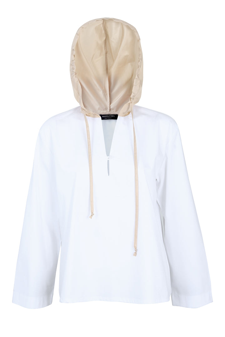 Hooded Long-Sleeve Top
