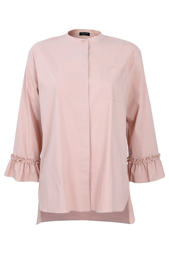 Ruffle-Cuff Blouse